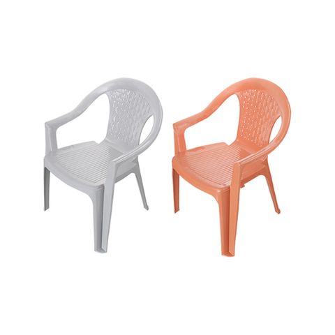 大美滿休閒塑膠椅-3入組(2色可選)