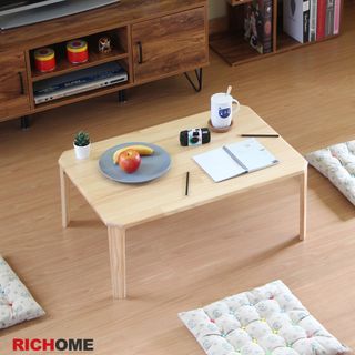 【RICHOME】MIRO天然原木摺疊和室桌