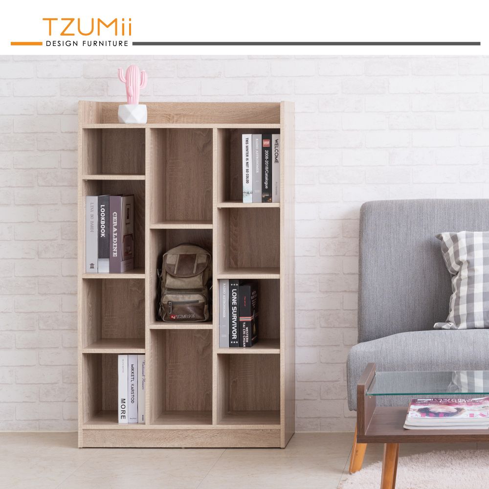 TZUMii 萊斯十一格櫃-淺橡木色