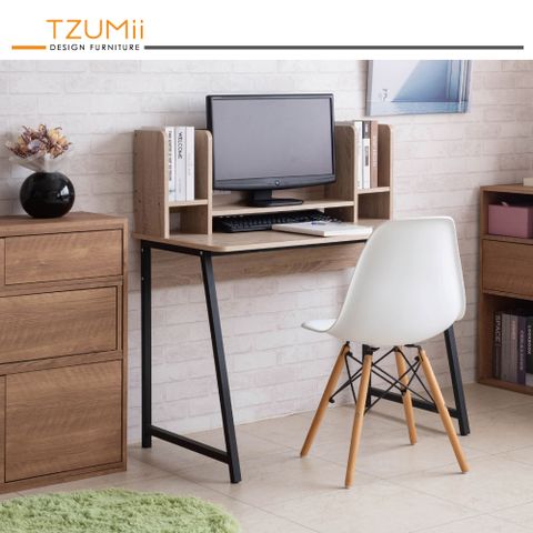 TZUMii螢幕層架式書桌