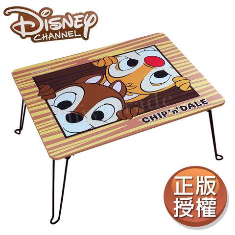 【迪士尼Disney】台灣製 奇奇&amp;蒂蒂 淘氣 摺疊四方桌 和室桌 兒童桌60x48x30cm(正版授權)