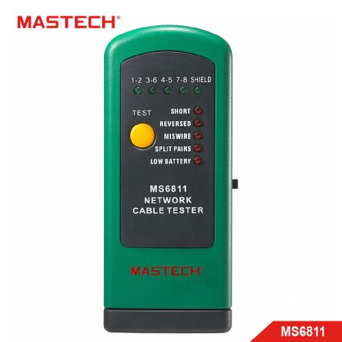 MASTECH 邁世 MS6811 手持式網絡電纜測試儀器