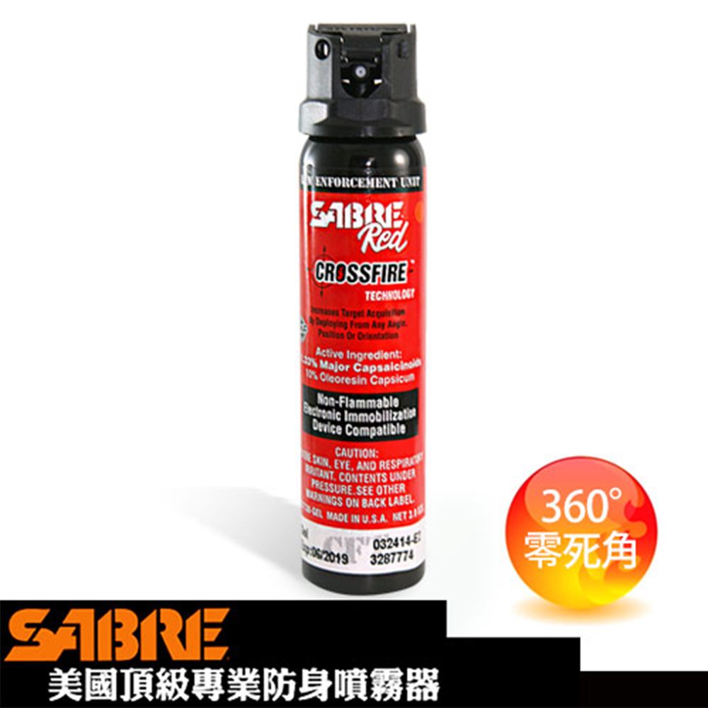 SABRE 沙豹 360家庭膠型-防身噴霧器(52CFT30-GEL)