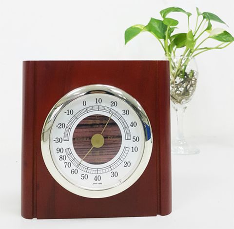 日本EMPEX天然木大器溫濕度計