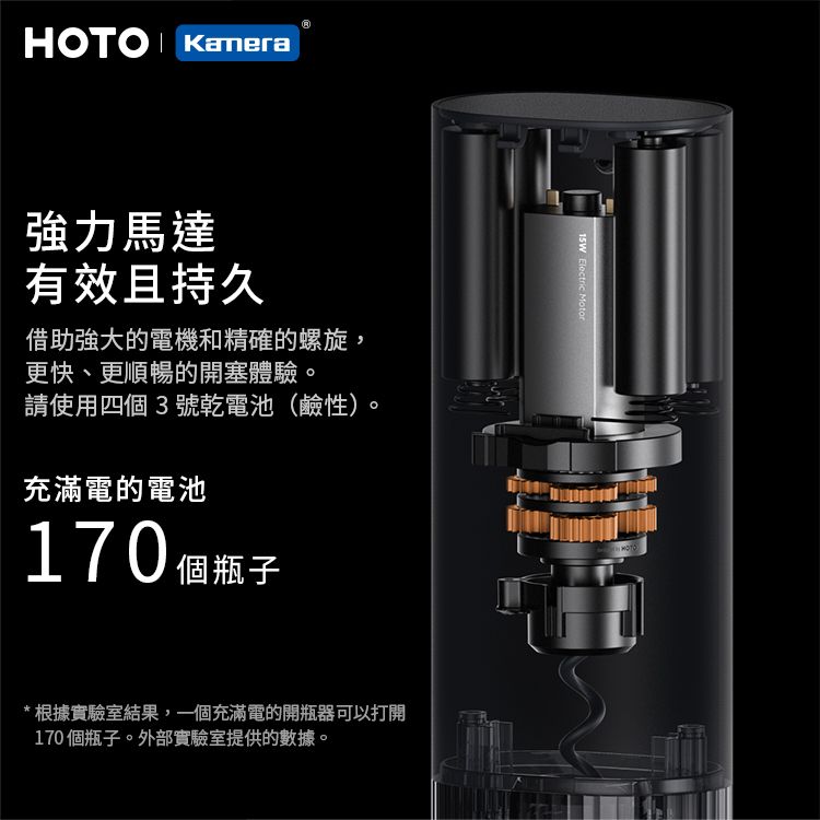 HOTO 小猴工具  小猴 品味升級 多功能 電動 紅酒開瓶器 底座割箔刀設計QWKPQ001