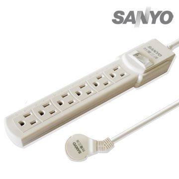 SANLUX 台灣三洋 三洋超安全轉接延長電源線(SYPW-361A) 過電流保護迴路