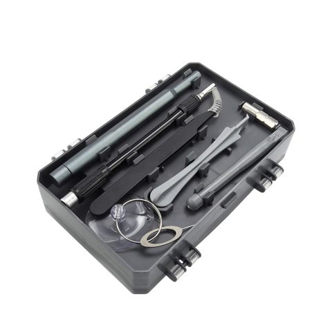 工仔人 112件螺絲工具組 消磁器 鐘錶手機平板 鐘錶維修工具 套筒 眼鏡維修 MIT-DE112