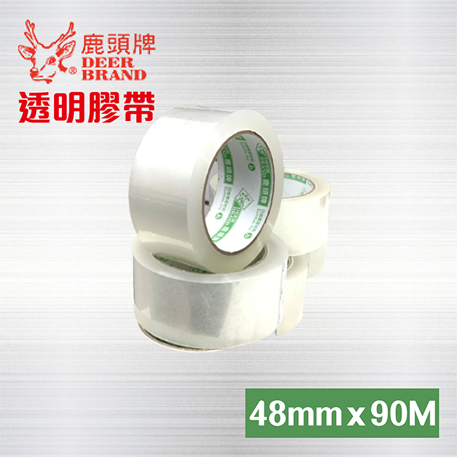 四維鹿頭牌 四維 鹿頭牌 OPP透明膠帶 48mm x 90M - 6入