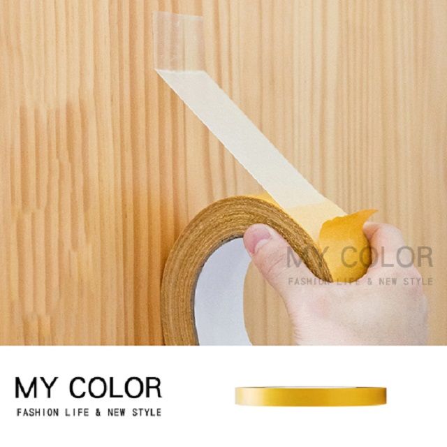  MY COLOR【2入組】 網格雙面膠 (1cm ) 雙面膠 布膠 膠帶 透明膠帶 布基膠帶 【R016】