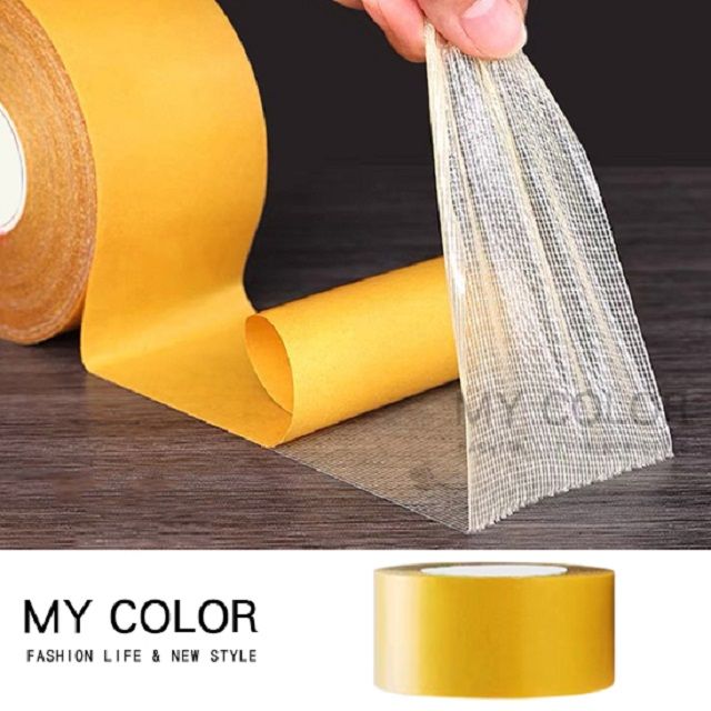  MY COLOR【2入組】網格雙面膠 (5cm) 雙面膠 布膠 膠帶 透明膠帶 布基膠帶 【R016】