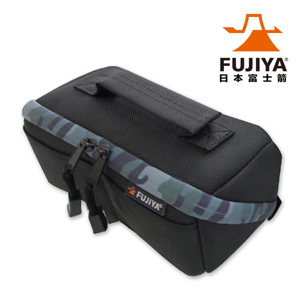 FUJIYA 富士箭 限量-高緩衝大開口工具收納袋-迷彩藍/黑-大(FHC-LA)