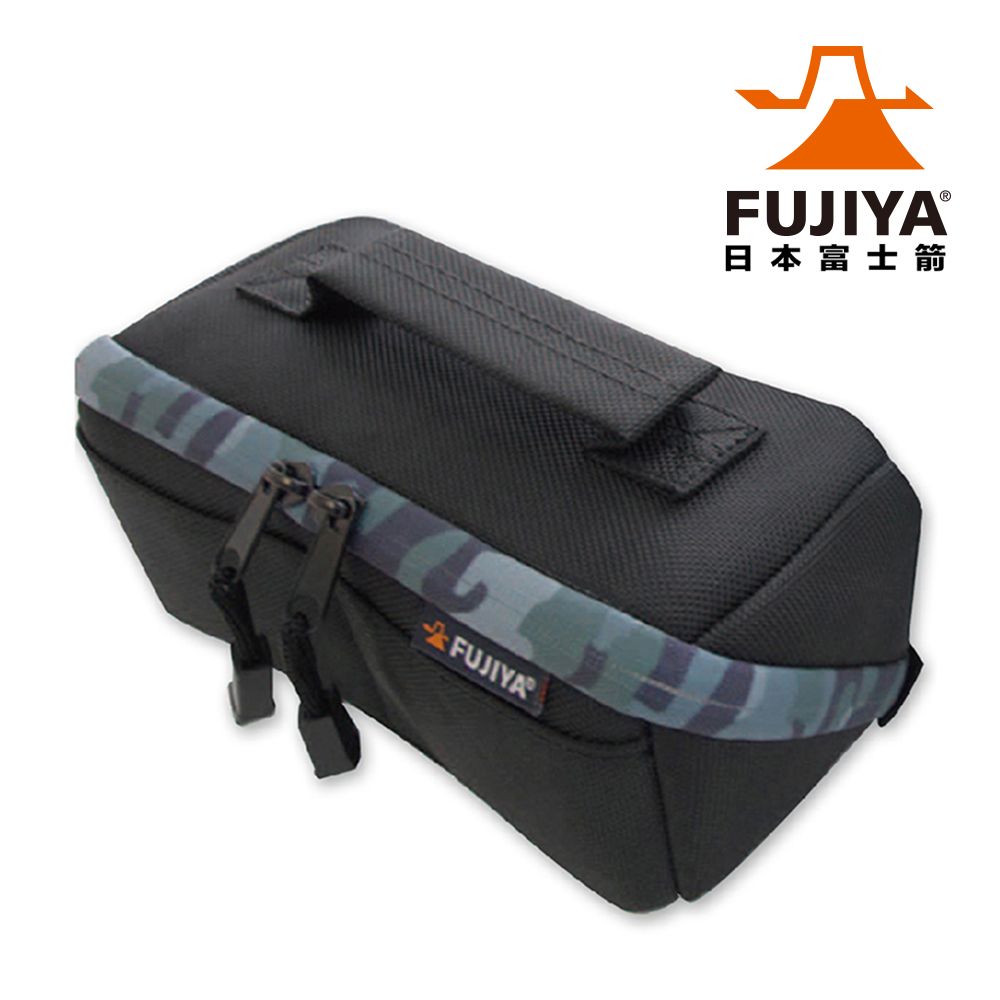 FUJIYA 富士箭 限量-高緩衝大開口工具收納袋-迷彩藍/黑-中(FHC-A)