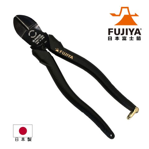 【FUJIYA日本富士箭】強力型斜口鉗-偏芯歐式 175mm-黑金(700N-175BG)