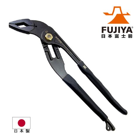 【FUJIYA日本富士箭】超輕量菱形刃口幫浦鉗250mm-黑金(130-250-BG)