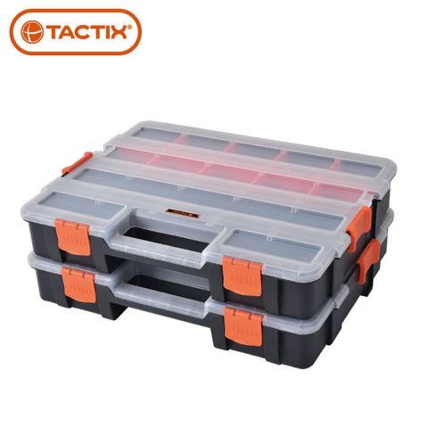 TACTIX TX-0034 堆疊式零件收納盒（兩個一組）