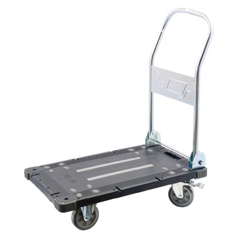 TRENY 300KG-煞車5吋全效輪塑鋼手推車