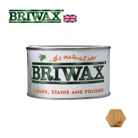 Briwax 拋光上色蠟-棕褐色 370g