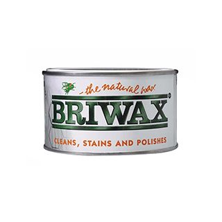 【英國Briwax】拋光上色蠟-棕褐色 370g
