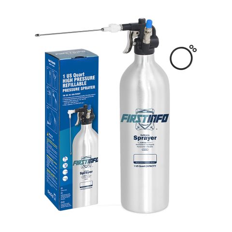 【良匠工具】新型1L氣動高壓噴霧罐 加厚款 可重複使用 壓力噴霧罐  鋁製噴霧罐