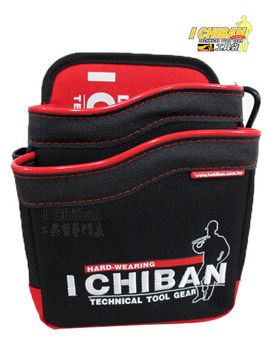 【I CHIBAN 工具袋專門家】JK2001~JK2003 二口釘袋-紅 耐用防潑水 腰袋 插袋 工作袋 零件袋 收納袋