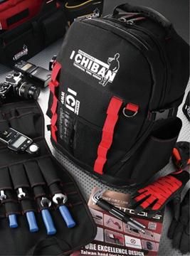 【I CHIBAN 工具袋專門家】JK1901 多功能工具後背包 耐用防潑水 附工具插袋 工具背包