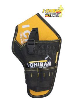 【I CHIBAN 工具袋專門家】JK2010 槍型電鑽袋-黃 次世代 耐用防潑水 電動起子 電工袋 腰袋