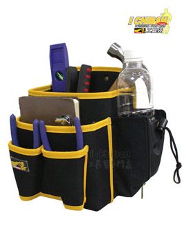 【I CHIBAN 工具袋專門家】JK0102 雙口釘袋 耐用防潑水 腰袋 插袋 工作袋 零件袋 收納袋