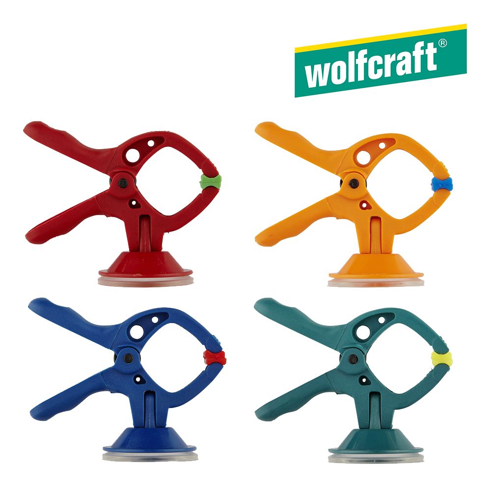 Wolfcraft 迷你吸盤夾 -20mm -4入(3663000)