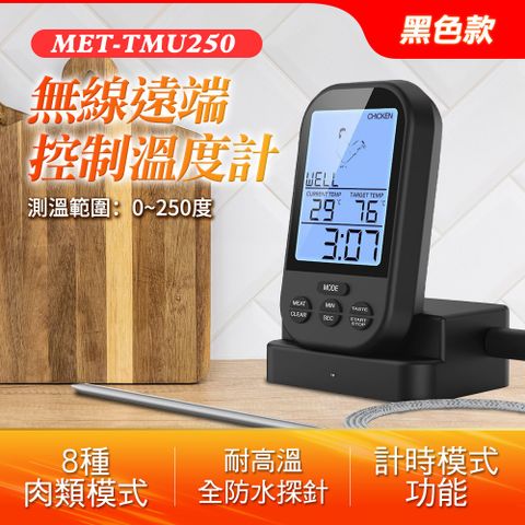 食品溫度計 料理溫度計 探針可直接放入烤箱 遠程控制溫度計 烘焙 廚房 水溫 油溫 食物 電子溫度計