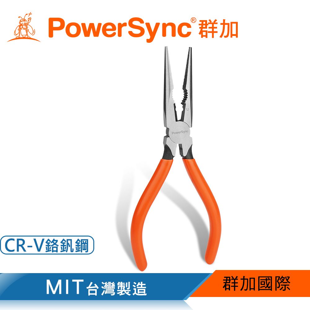 PowerSync 群加   6"日式尖口鉗/台灣製造(WDA-JC160)