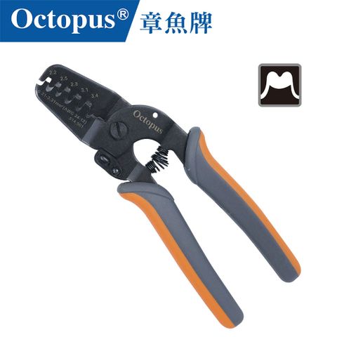 【Octopus章魚牌】接續端子壓著鉗 12-24 AWG
