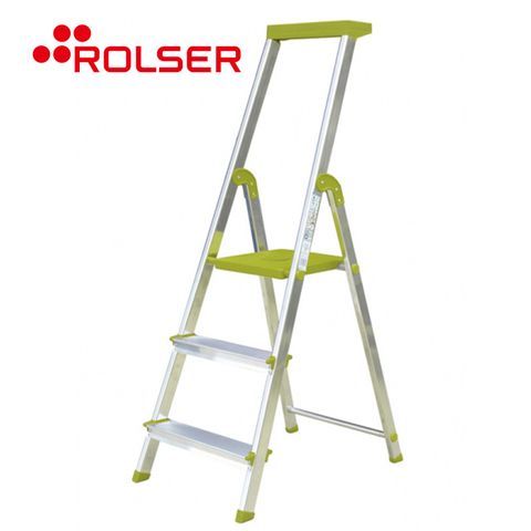 ROLSER 時尚萬用梯(綠)大工作梯/摺疊梯子西班牙製鋁合金高穩定性、輕巧好收納