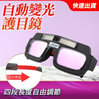 自動變光護目鏡/太陽能自動變光(附眼鏡保護盒) B-PG177+