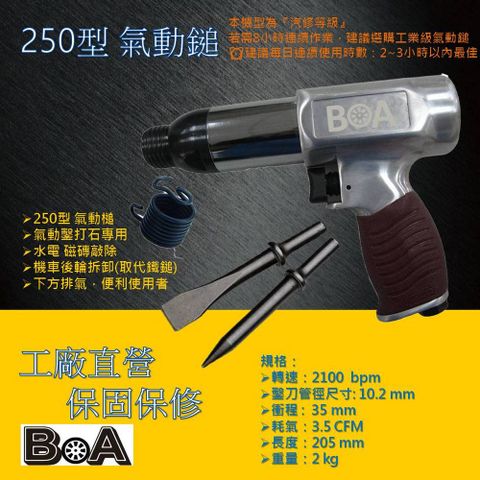BOA 250型氣動槌 TW226