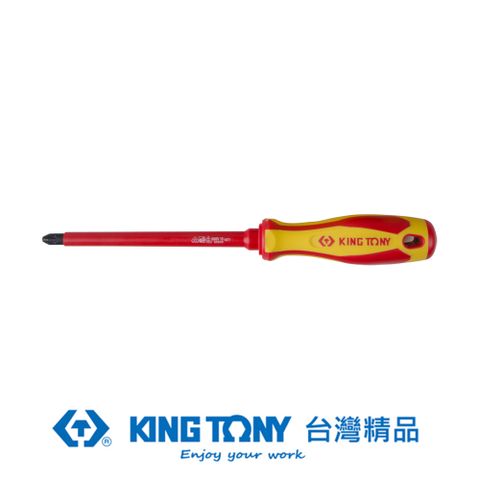 KING TONY 金統立工具 專業級工具 十字耐電壓起子 #3x6.0(mm)x150(mm) KT14710306