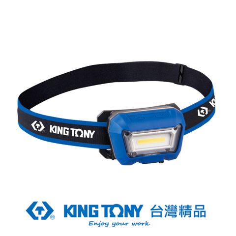 KING TONY 金統立工具 專業級工具 3W COB充電式感應頭燈(美亞規插頭+USB) KT9TA52B