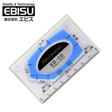 【日本EBISU】卡片式水平尺 ED-CDBL