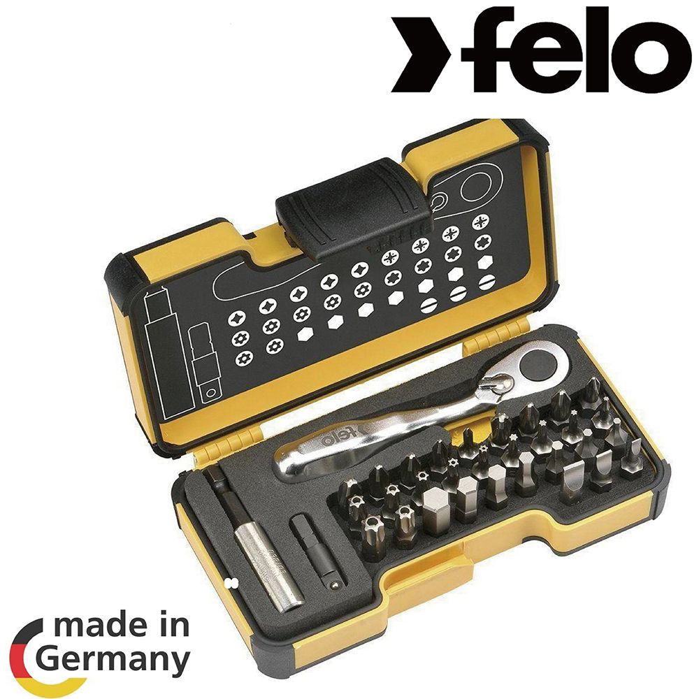 FELO 057迷你棘輪板手起子組33件組XS33(05773306)