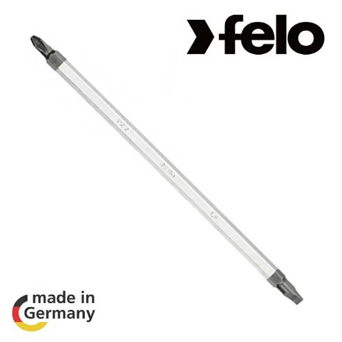 FELO 專用雙頭起子桿160mm(+)PH2x(+)PH3(06202304)