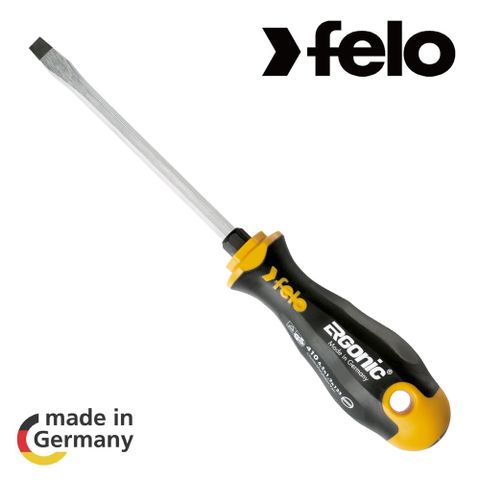 【FELO】超軟柄起子(-) 5.5x100mm-六角軸(41055340)