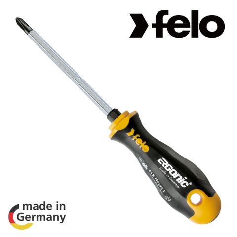 【FELO】超軟柄起子(+) PH2x100mm-六角軸(41220340)
