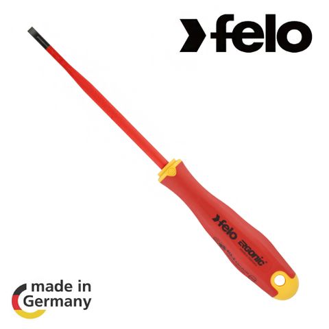 FELO E-Slim極細絕緣超軟柄起子(-) 6.5x125mm(41396590)