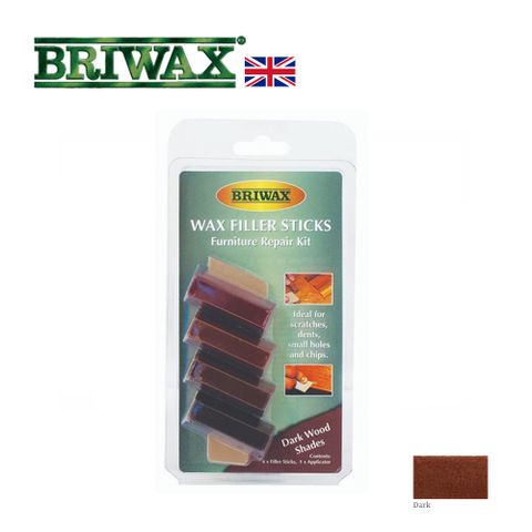 Briwax 木製品補色修復棒-深色系