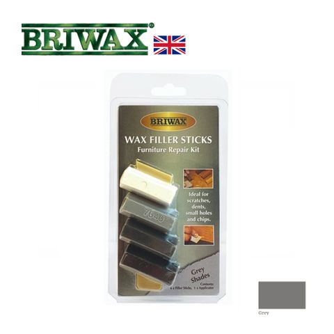 Briwax 木製品補色修復棒-灰色系