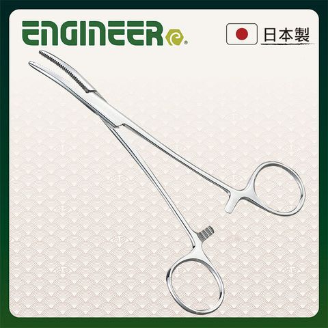 ENGINEER 日本工程師工具 鋸齒精密夾鉗(彎嘴) PH-04