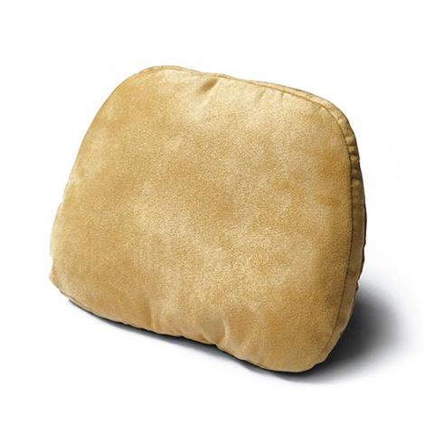 3D麂皮絨舒適頭枕-米色