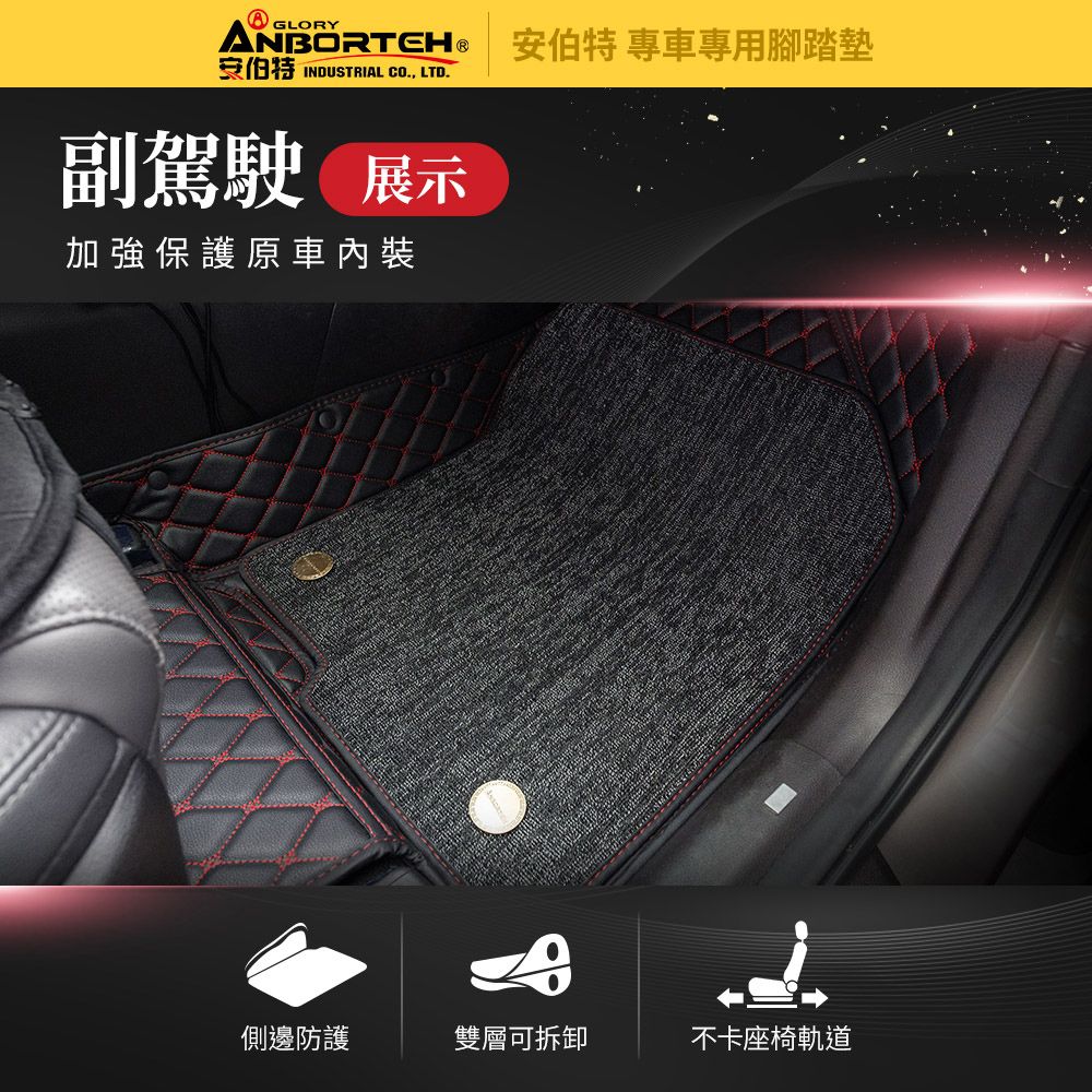 ANBORTEH 安伯特 專車專用腳踏墊(雙層) 2020-2023~款 豐田(Toyota)-RAV4汽油版 (一年保固)