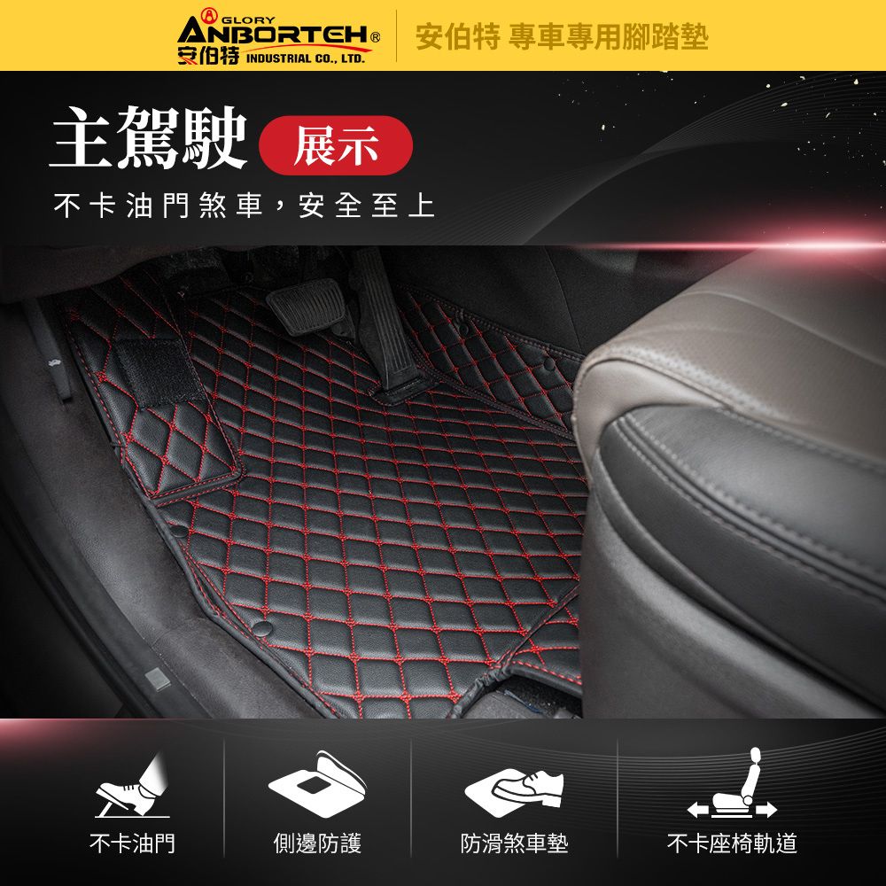 ANBORTEH 安伯特 專車專用腳踏墊(單層) 2021~款 現代(Hyundai)-Tucson L汽油版 (一年保固)