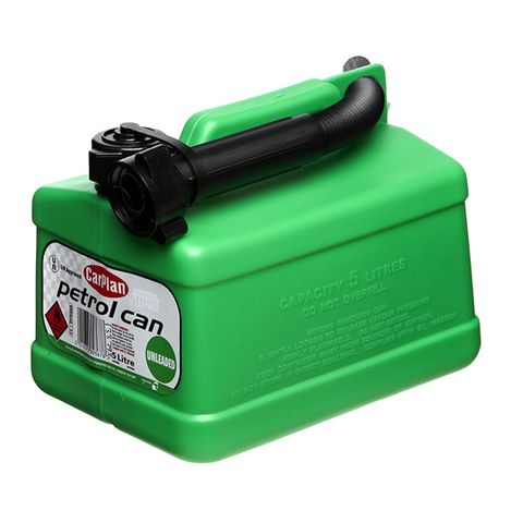 Carplan卡派爾 攜帶式塑膠汽油桶5L(綠)