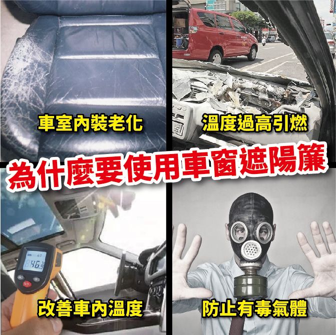 車節 過高引燃「為什麼要使用車窗遮陽簾改善溫度防止有毒氣體